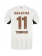 Billige Bayer Leverkusen Martin Terrier #11 Bortedrakt 2024-25 Kortermet